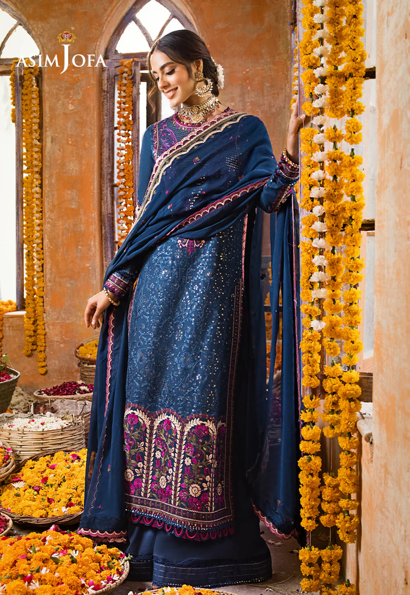 AJLR-19 EMBROIDERED LAWN 3 PCS - Image 3