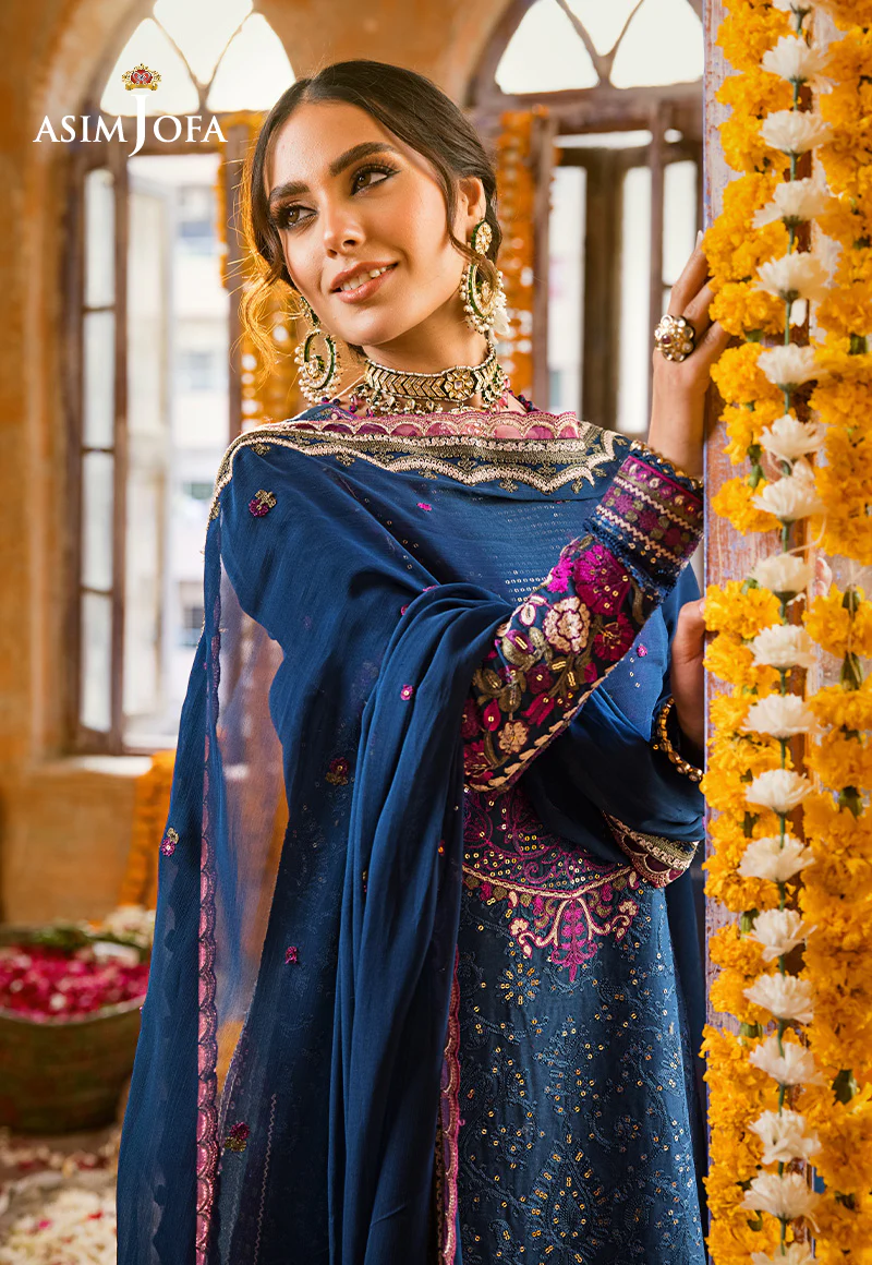 AJLR-19 EMBROIDERED LAWN 3 PCS - Image 4