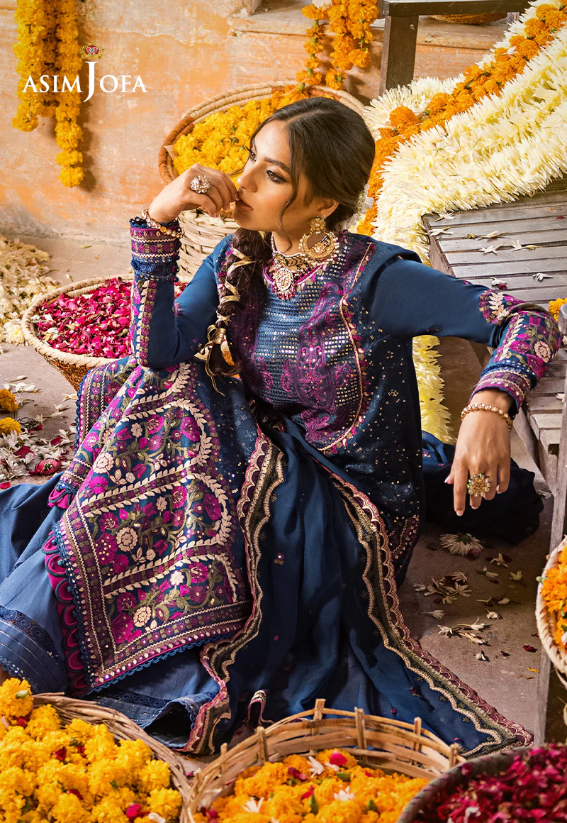 AJLR-19 EMBROIDERED LAWN 3 PCS - Image 7