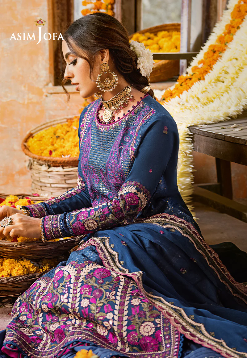 AJLR-19 EMBROIDERED LAWN 3 PCS - Image 8