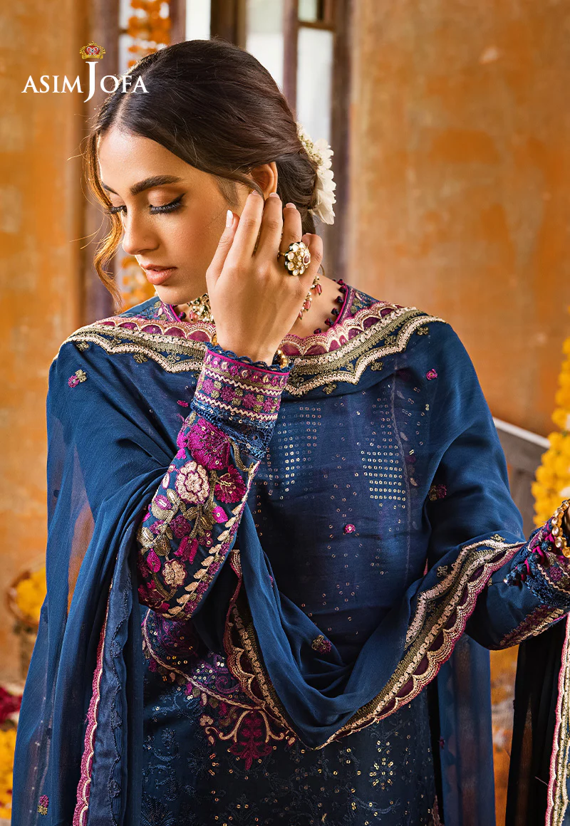 AJLR-19 EMBROIDERED LAWN 3 PCS - Image 9