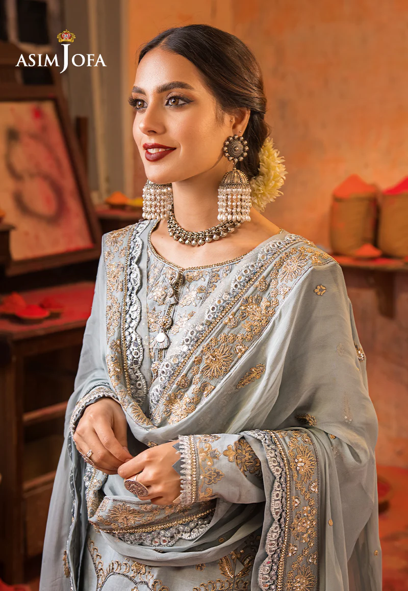 AJLR-23 EMBROIDERED LAWN 3 PCS - Image 10