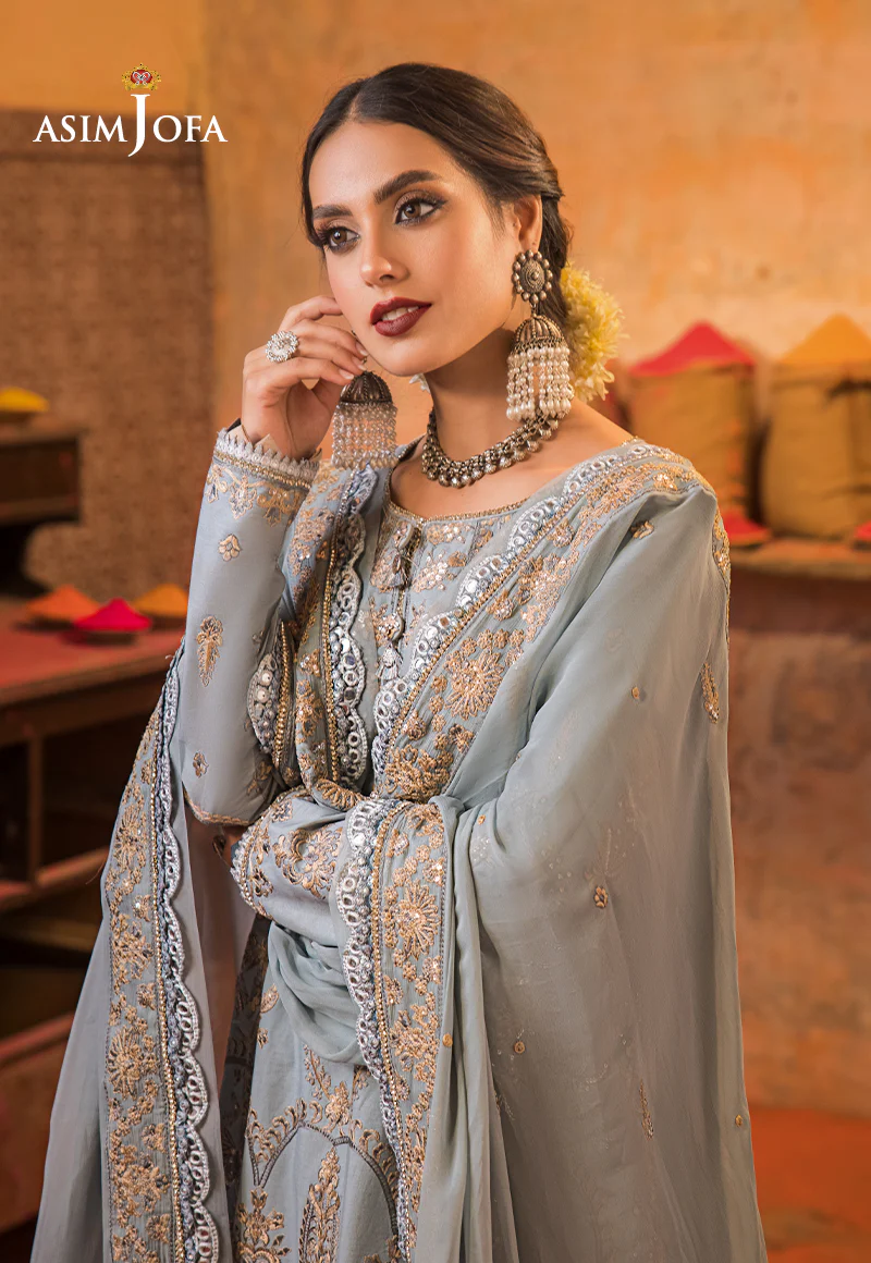 AJLR-23 EMBROIDERED LAWN 3 PCS - Image 7