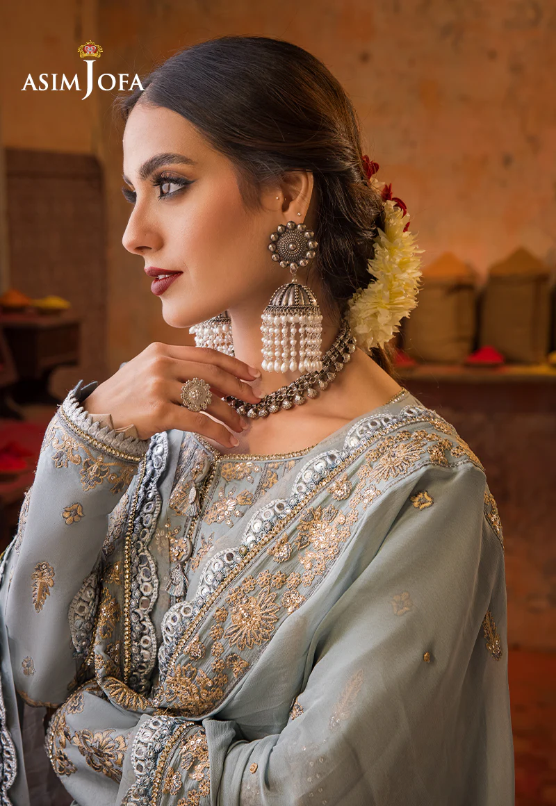 AJLR-23 EMBROIDERED LAWN 3 PCS - Image 9