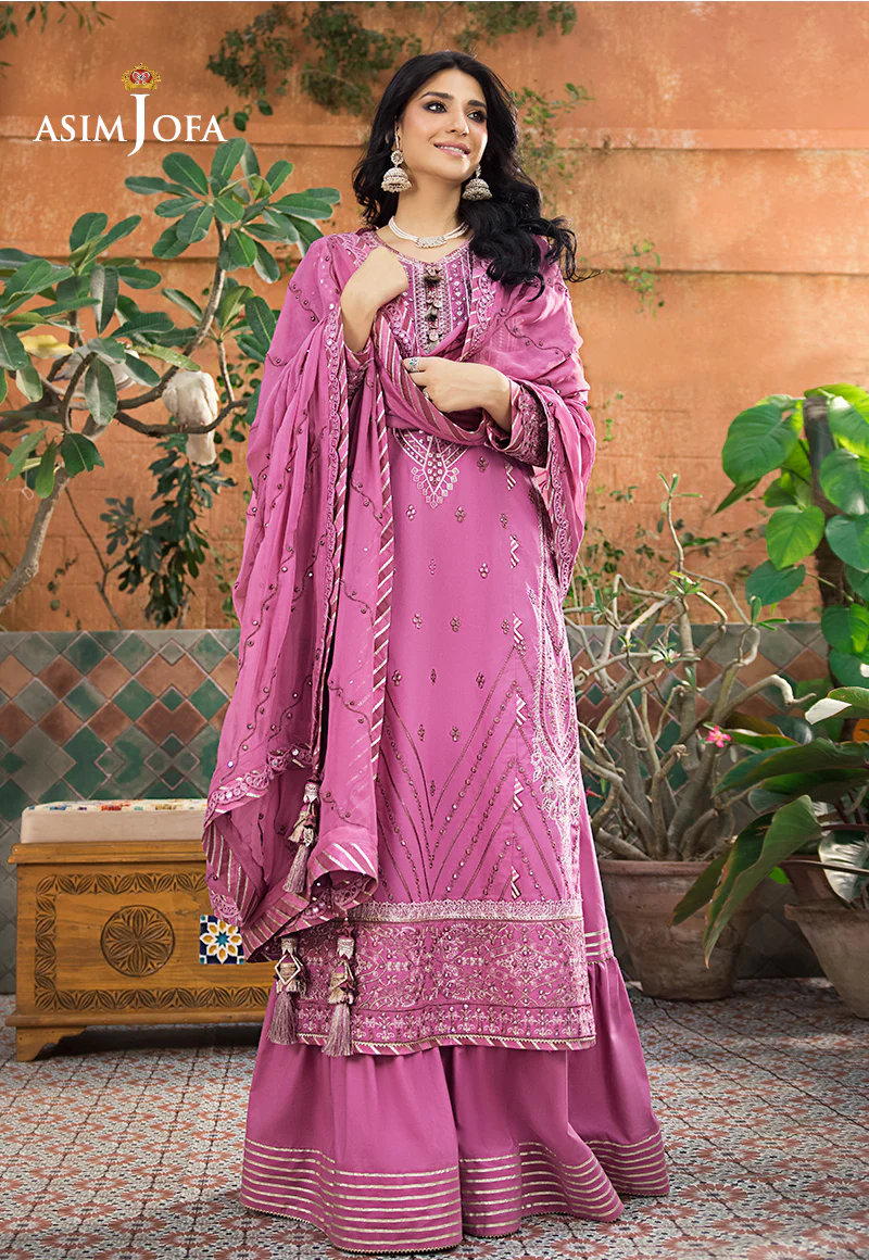 AJLR-24 EMBROIDERED LAWN 3 PCS - Image 5