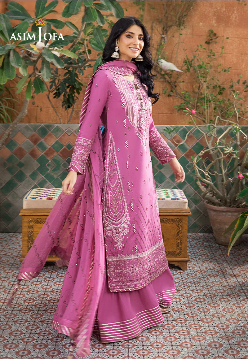 AJLR-24 EMBROIDERED LAWN 3 PCS - Image 9