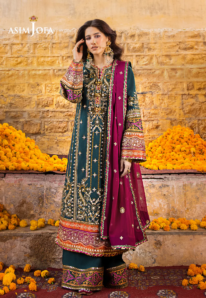 AJLR-25 EMBROIDERED LAWN 3 PCS