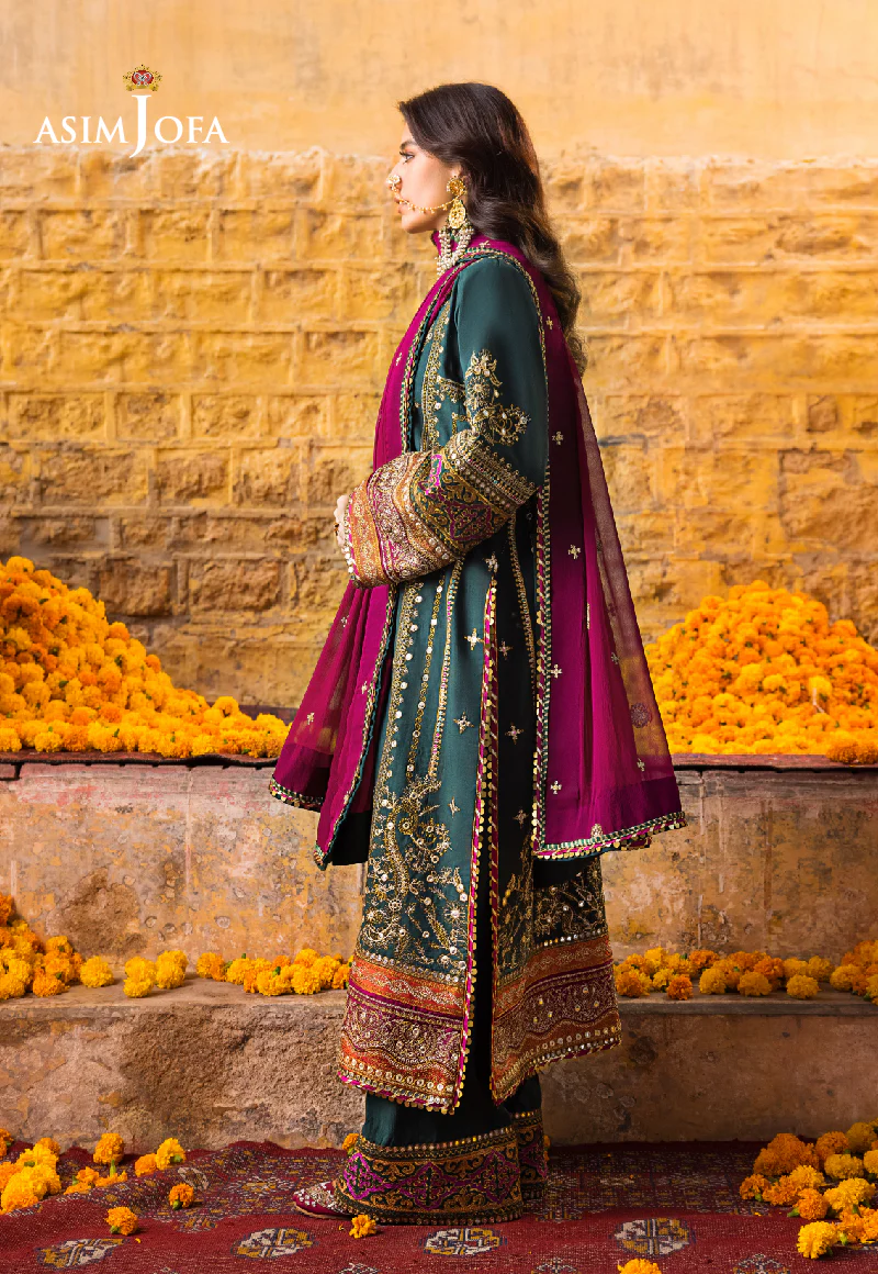 AJLR-25 EMBROIDERED LAWN 3 PCS - Image 5