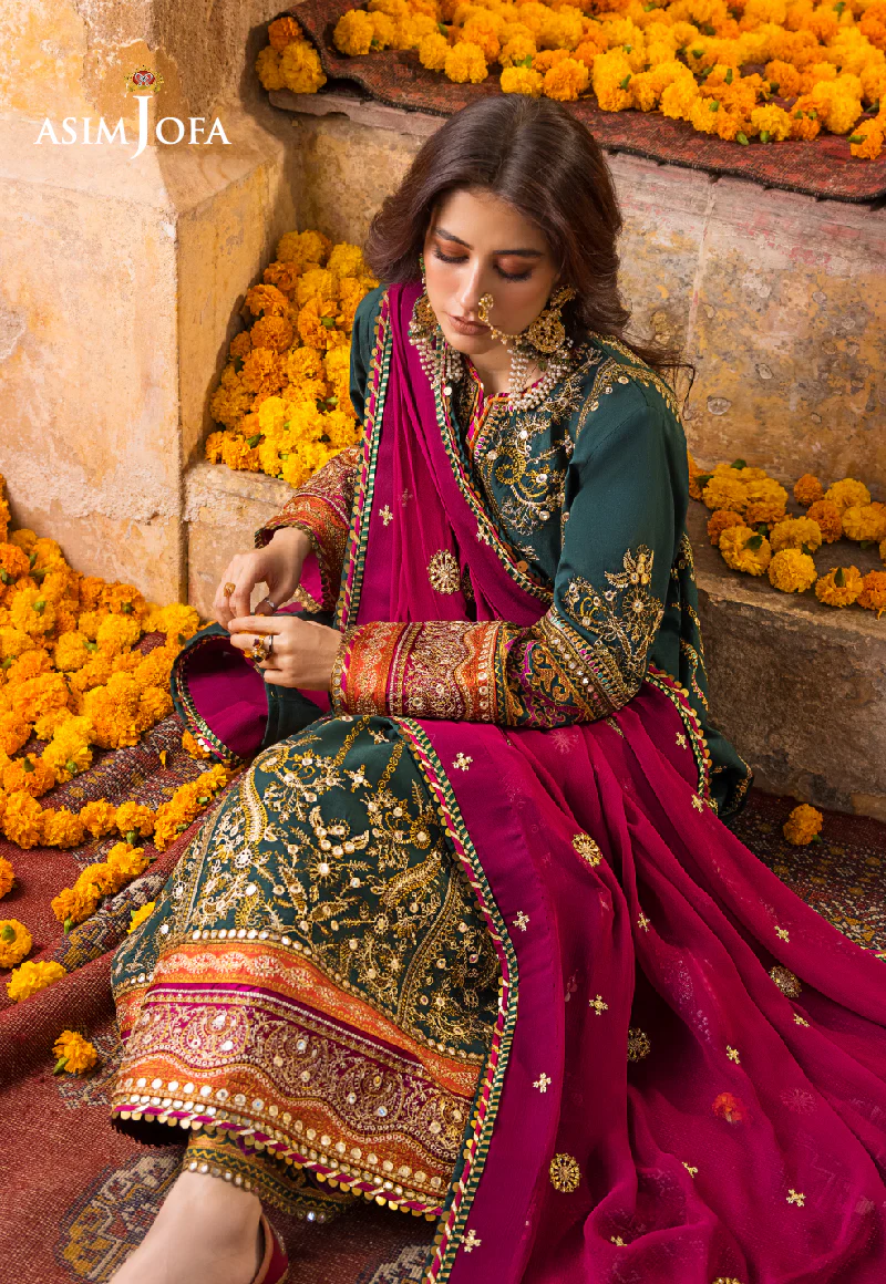 AJLR-25 EMBROIDERED LAWN 3 PCS - Image 9