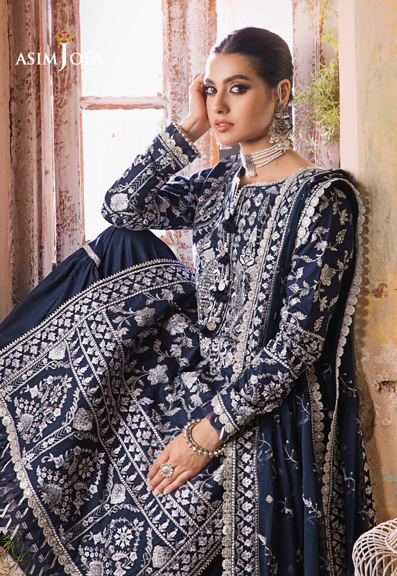 AJLR-26 EMBROIDERED LAWN 3 PCS - Image 5