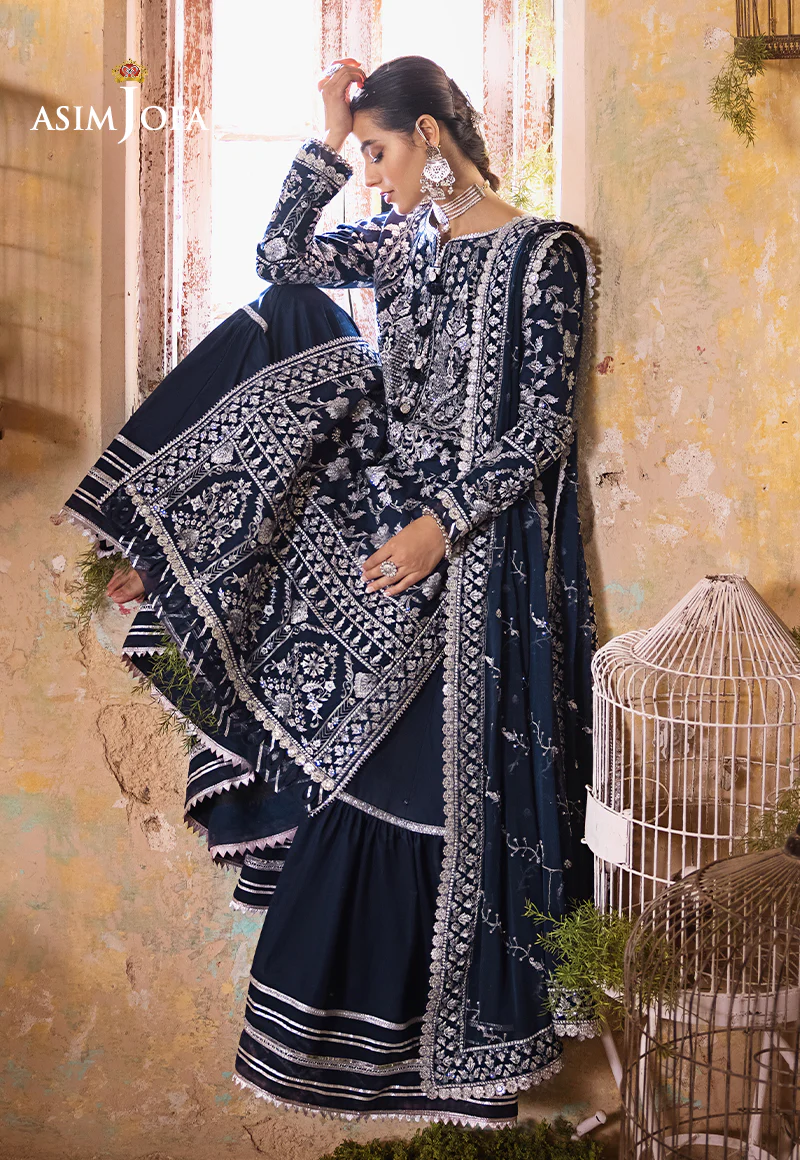 AJLR-26 EMBROIDERED LAWN 3 PCS - Image 7