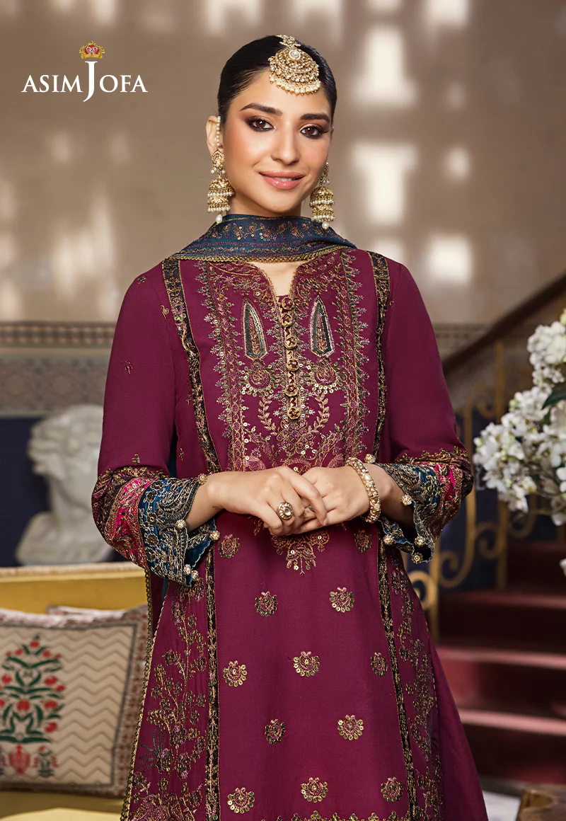 AJLR-31 EMBROIDERED LAWN 3 PCS - Image 3