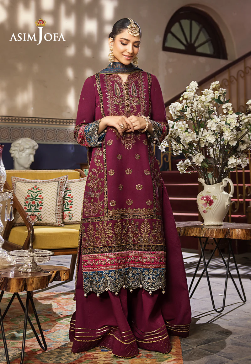 AJLR-31 EMBROIDERED LAWN 3 PCS - Image 4