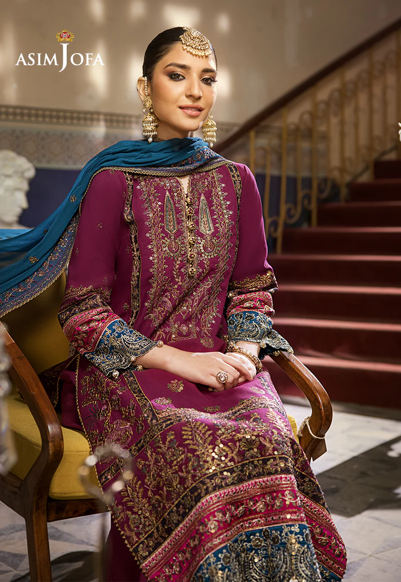 AJLR-31 EMBROIDERED LAWN 3 PCS - Image 5