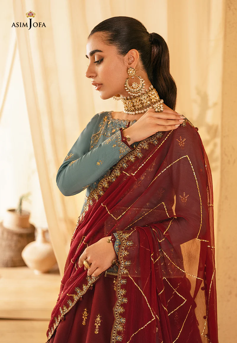 AJM-02 EMBROIDERED COTTON SILK 3 PCS - Image 5