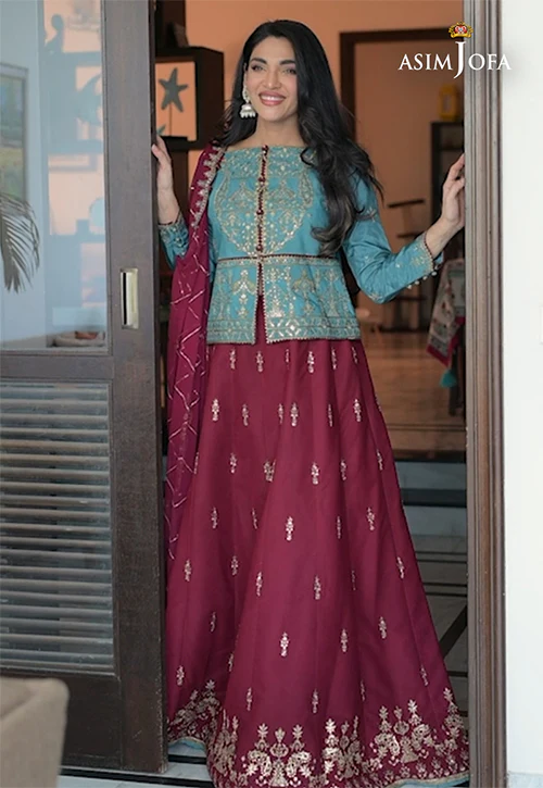 AJM-02 EMBROIDERED COTTON SILK 3 PCS - Image 7