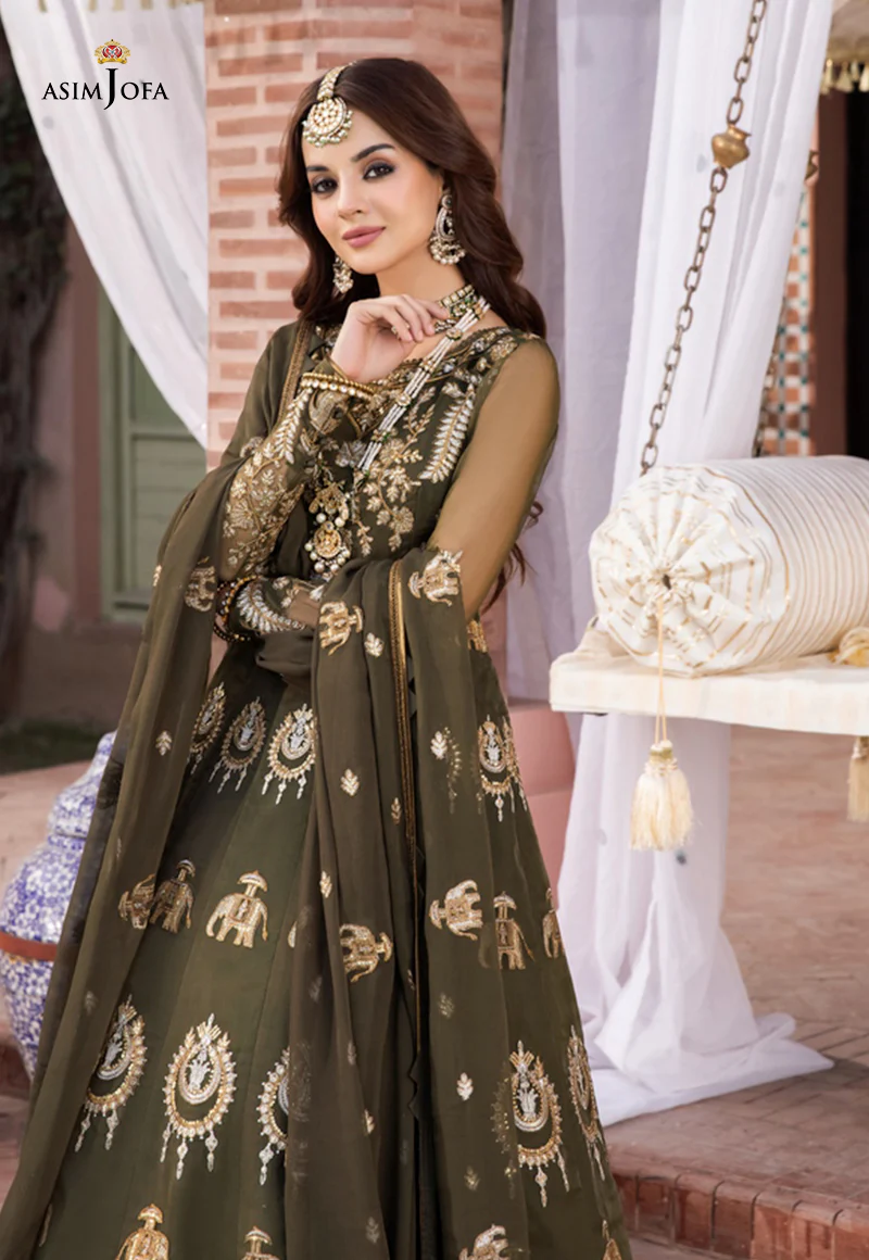 AJM-03 EMBROIDERED ORGANZA 3 PCS - Image 10