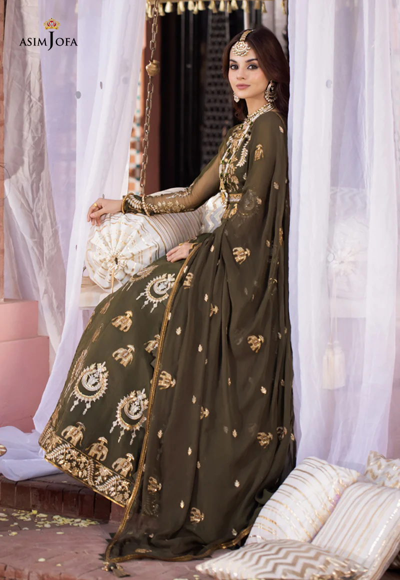 AJM-03 EMBROIDERED ORGANZA 3 PCS - Image 8