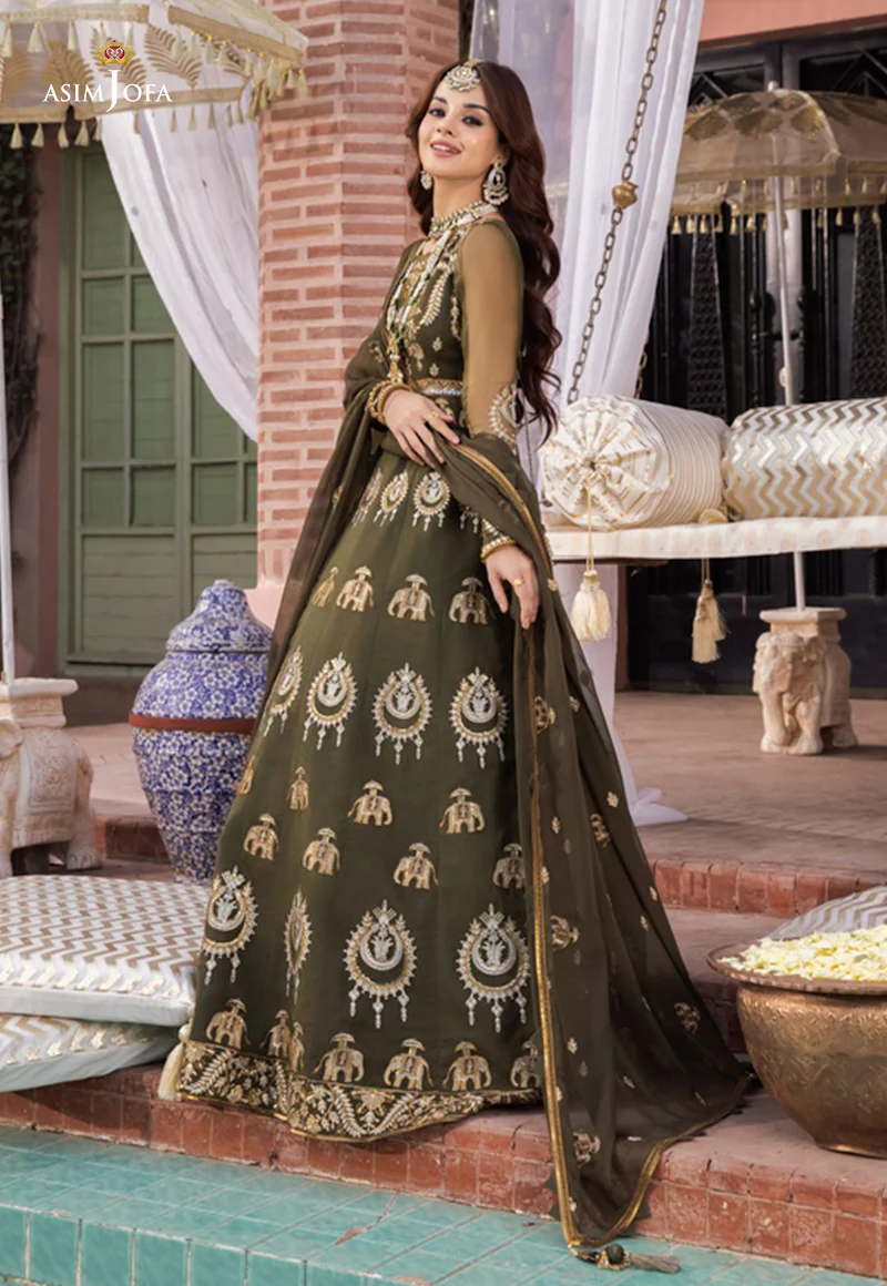 AJM-03 EMBROIDERED ORGANZA 3 PCS - Image 9