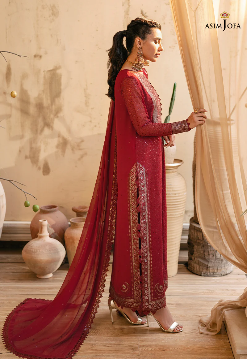 AJM-12 EMBROIDERED CHIFFON 3 PCS - Image 2
