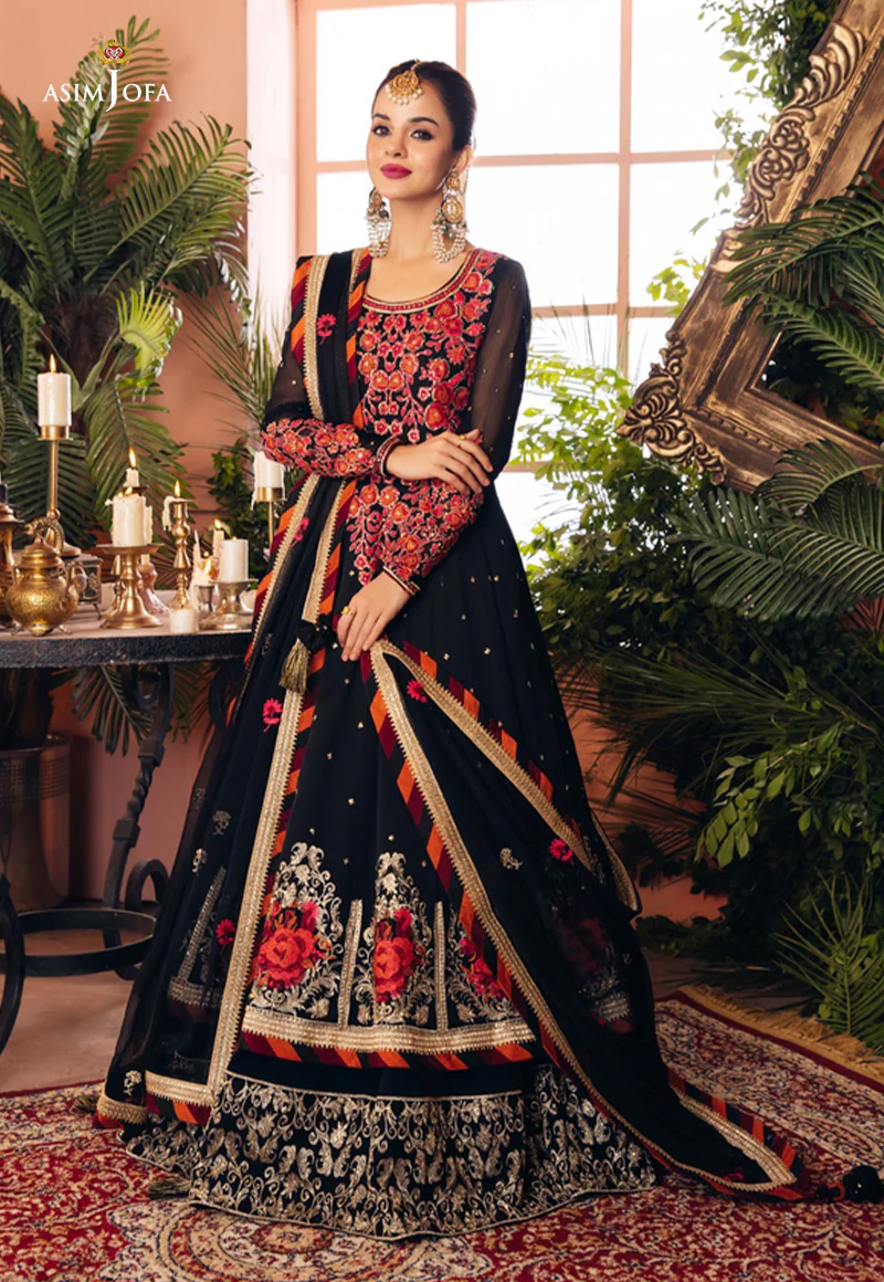 AJM-13 EMBROIDERED CHIFFON 3 PCS