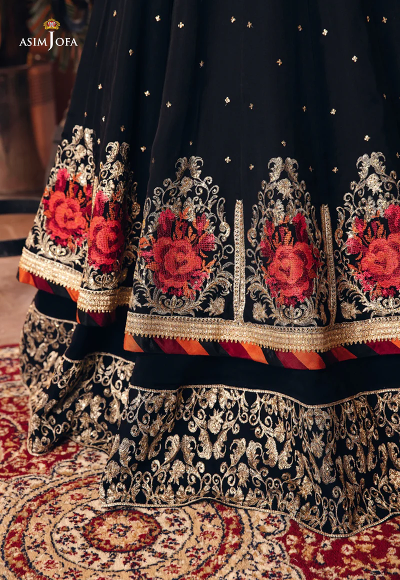 AJM-13 EMBROIDERED CHIFFON 3 PCS - Image 14