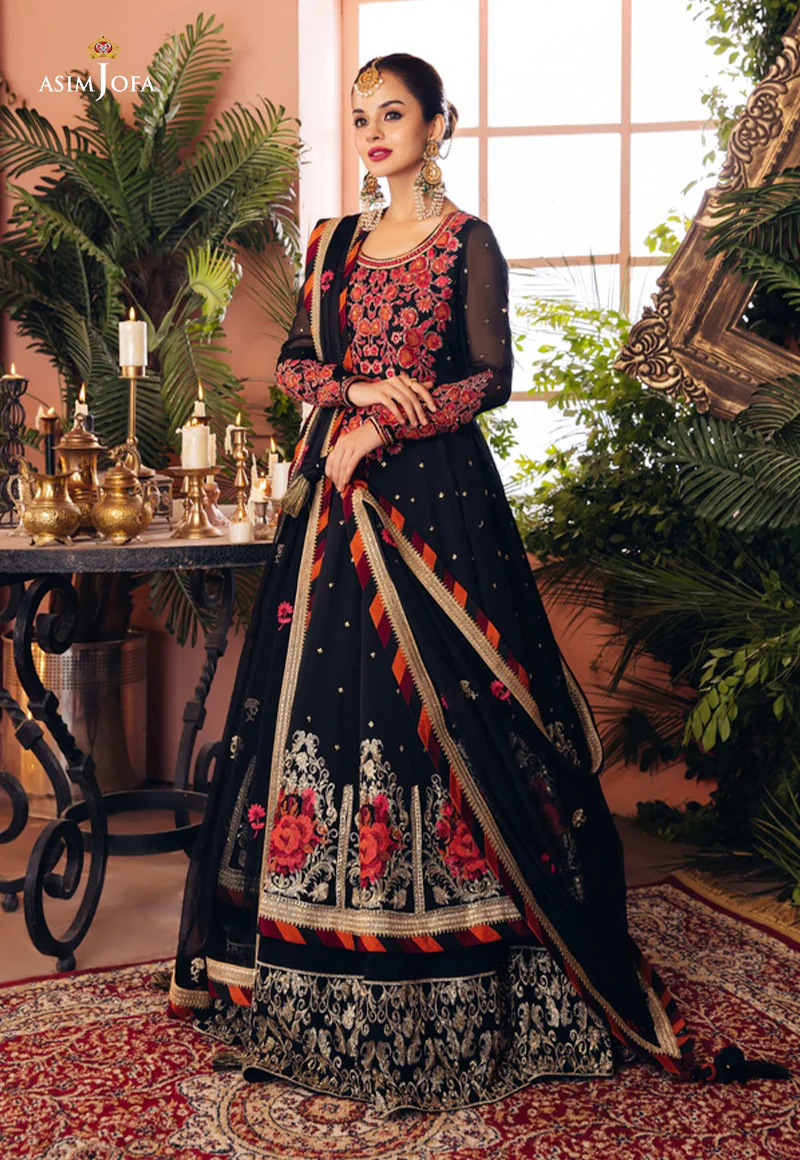 AJM-13 EMBROIDERED CHIFFON 3 PCS - Image 4