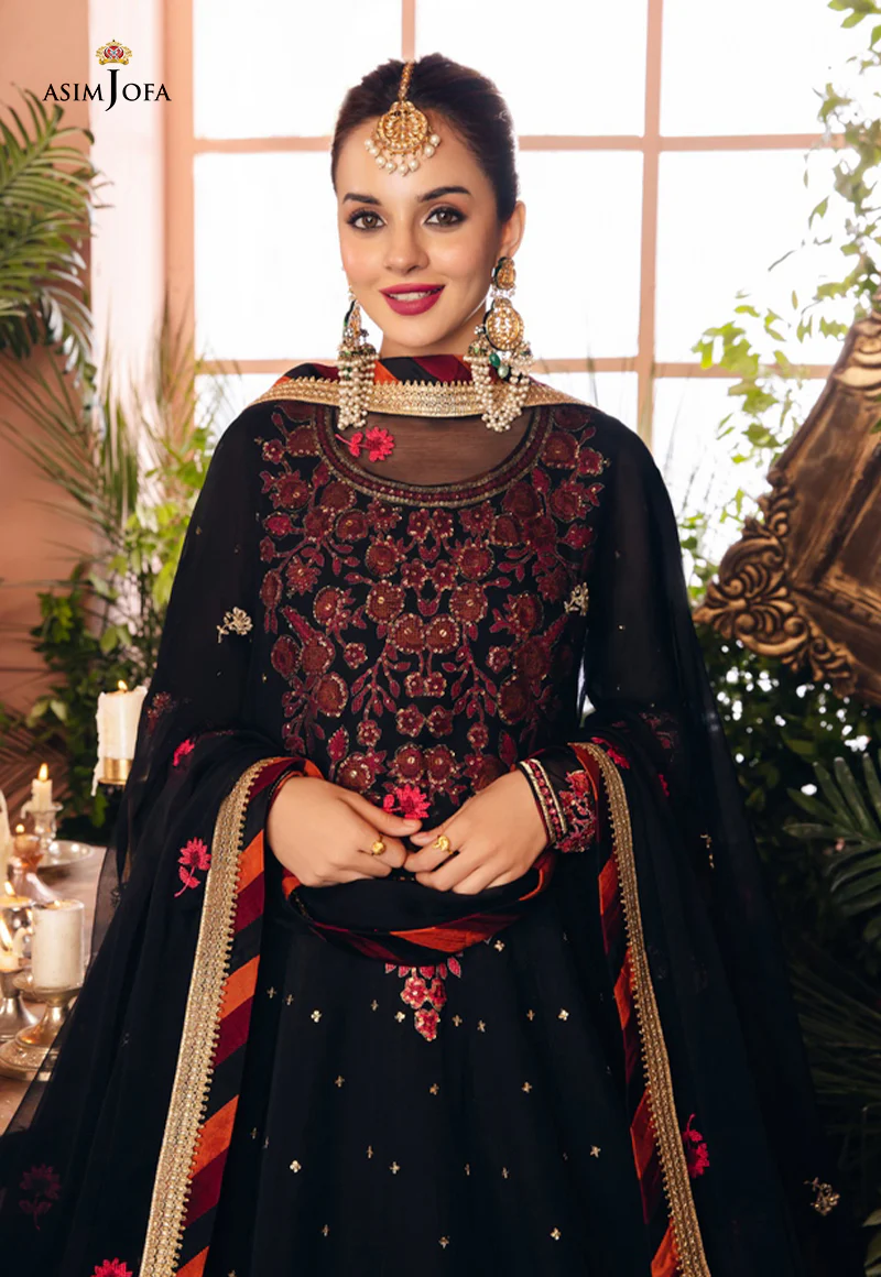 AJM-13 EMBROIDERED CHIFFON 3 PCS - Image 6