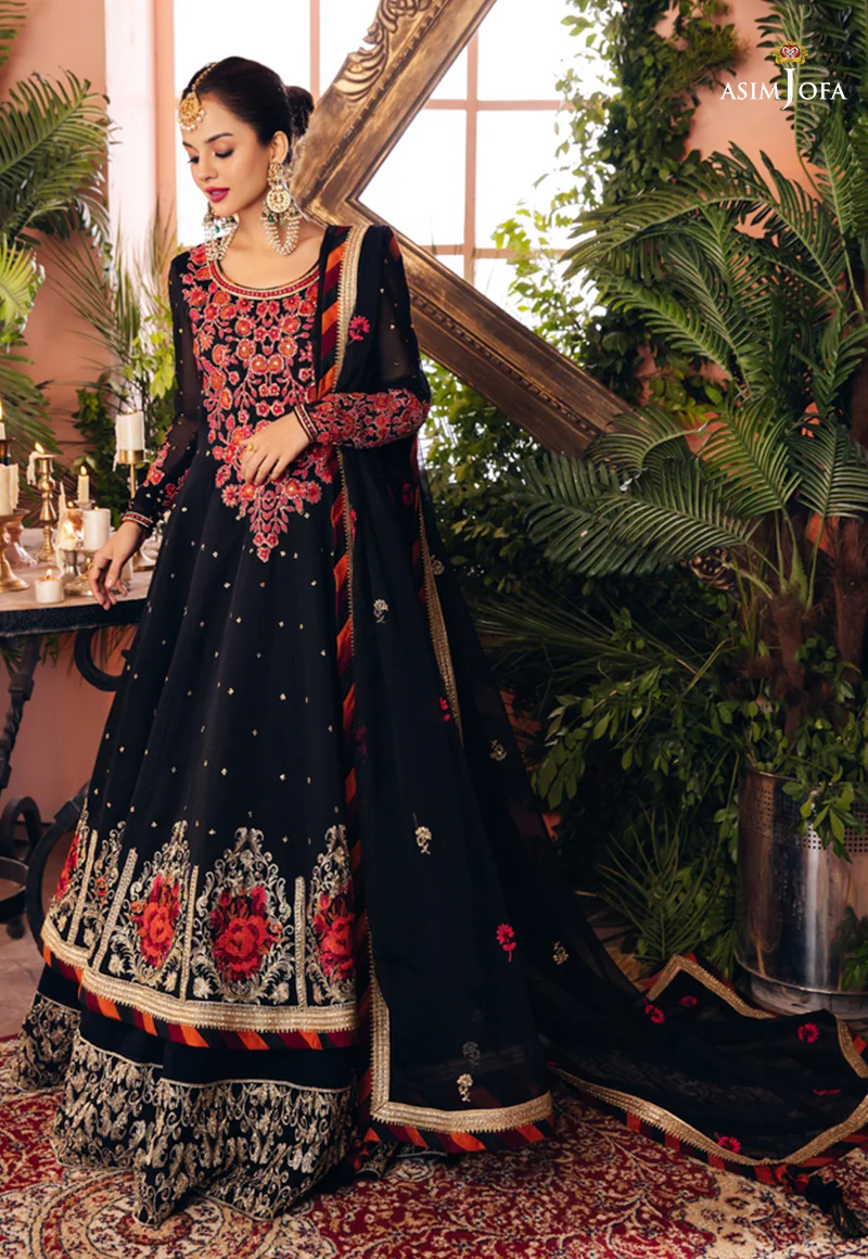 AJM-13 EMBROIDERED CHIFFON 3 PCS - Image 8