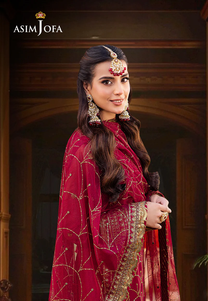 AJMJ-28 EMBROIDERED CHIFFON 3 PCS - Image 3