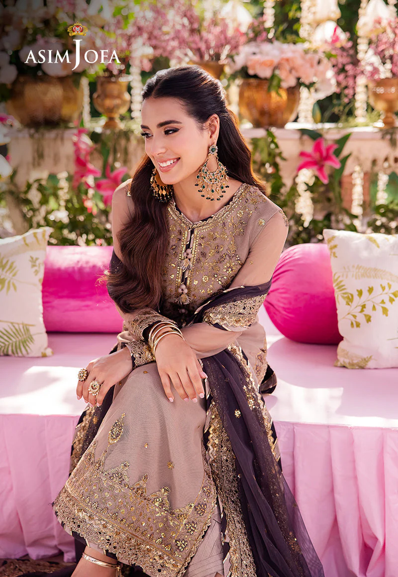AJMJD-06 EMBROIDERED NET STITCHED 3 PCS - Image 6