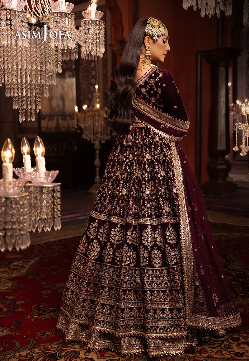 AJMM-11 EMBROIDERED VELVET 3 PCS - Image 2