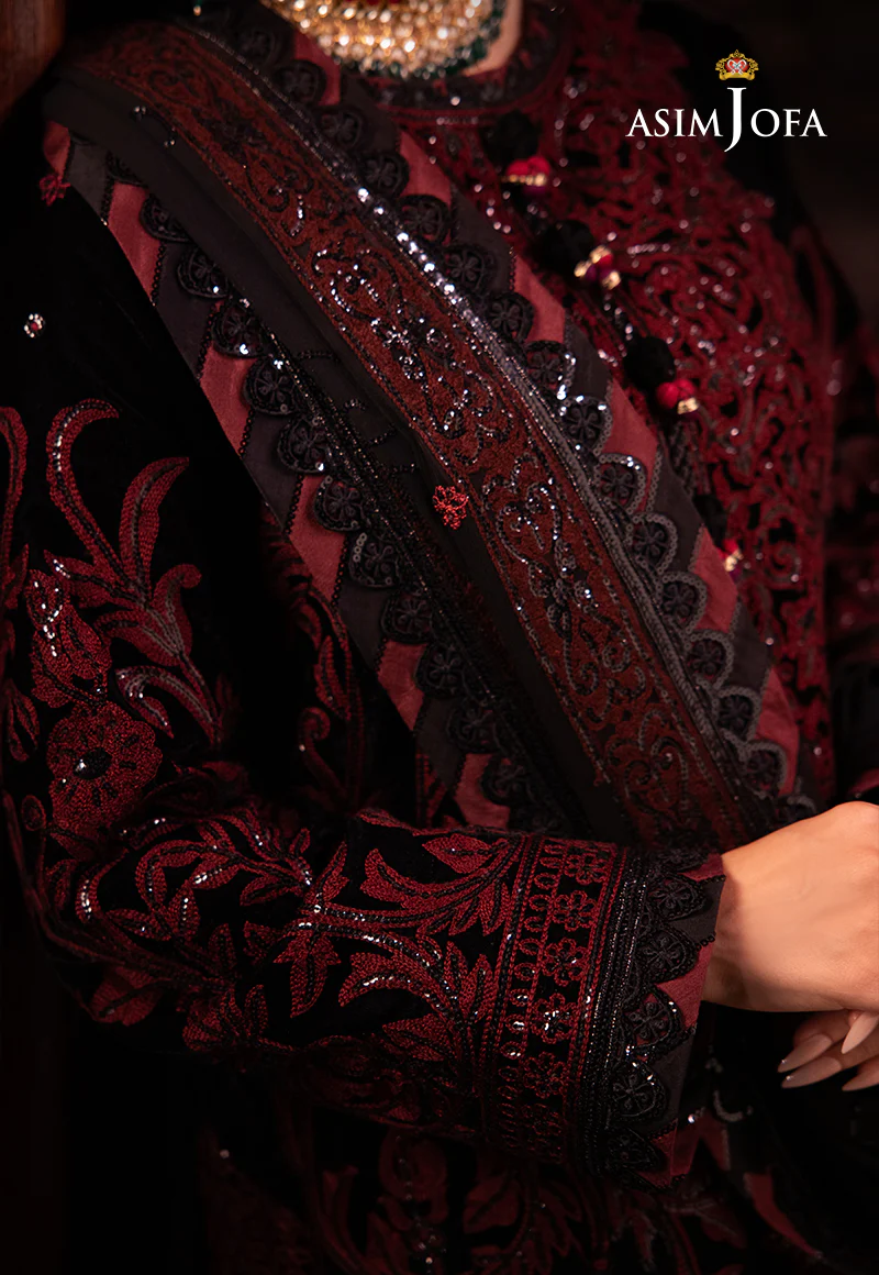 AJMM-12 EMBROIDERED VELVET 3 PCS - Image 11