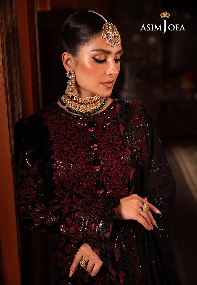 AJMM-12 EMBROIDERED VELVET 3 PCS - Image 6