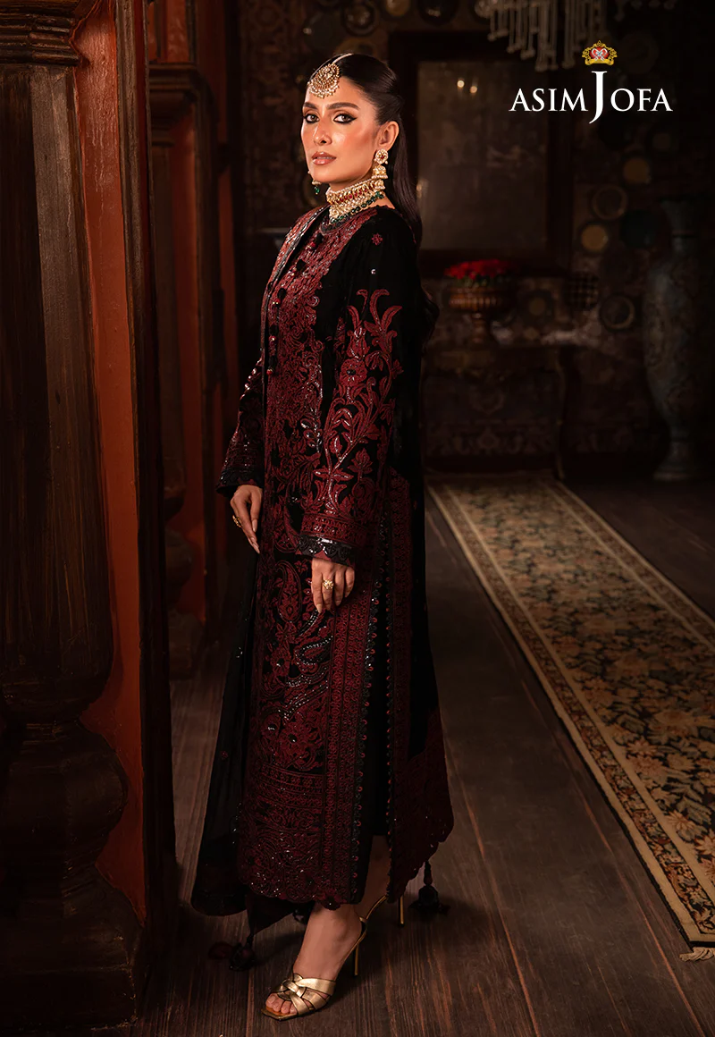 AJMM-12 EMBROIDERED VELVET 3 PCS - Image 7