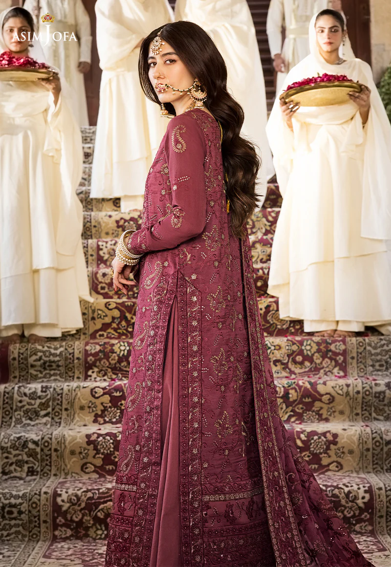 AJMQ-03 EMBROIDERED CHANDERI COTTON 3 PCS - Image 4