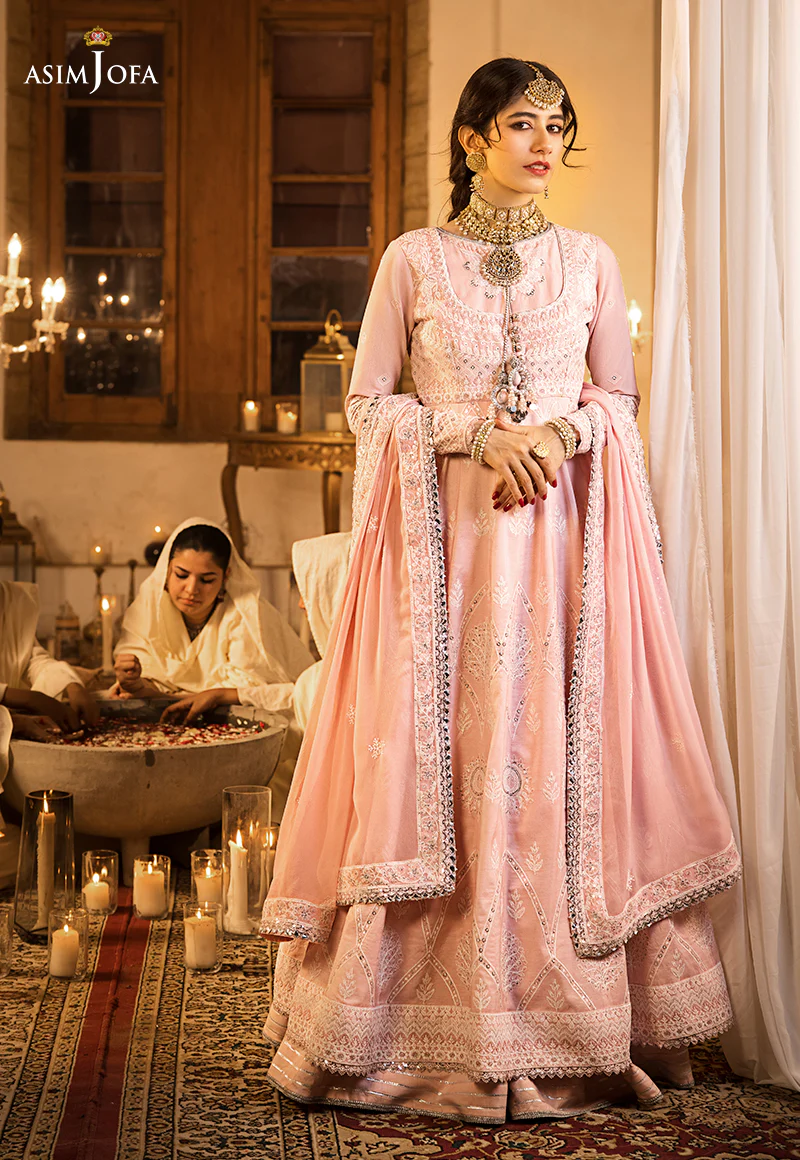 AJMQ-04 EMBROIDERED CHANDERI COTTON 3 PCS