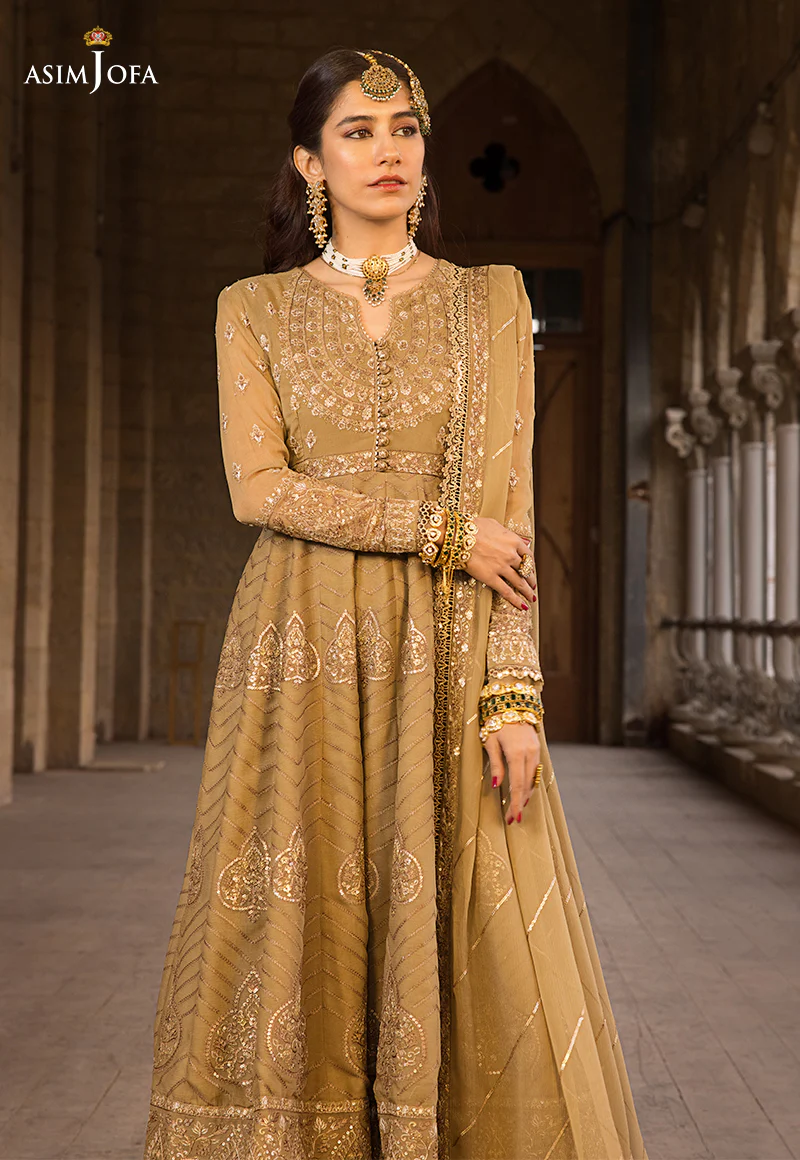 AJMQ-11 EMBROIDERED CHIFFON 3 PCS - Image 3