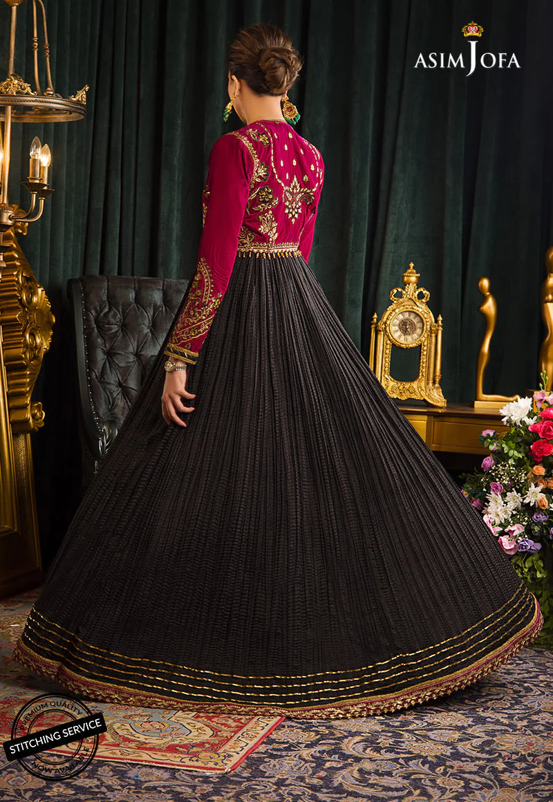 AJMR-08 EMBROIDERED VELVET 3 PCS - Image 4