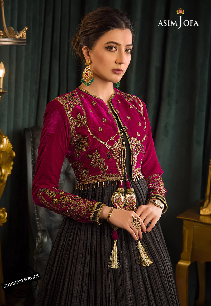 AJMR-08 EMBROIDERED VELVET 3 PCS - Image 6
