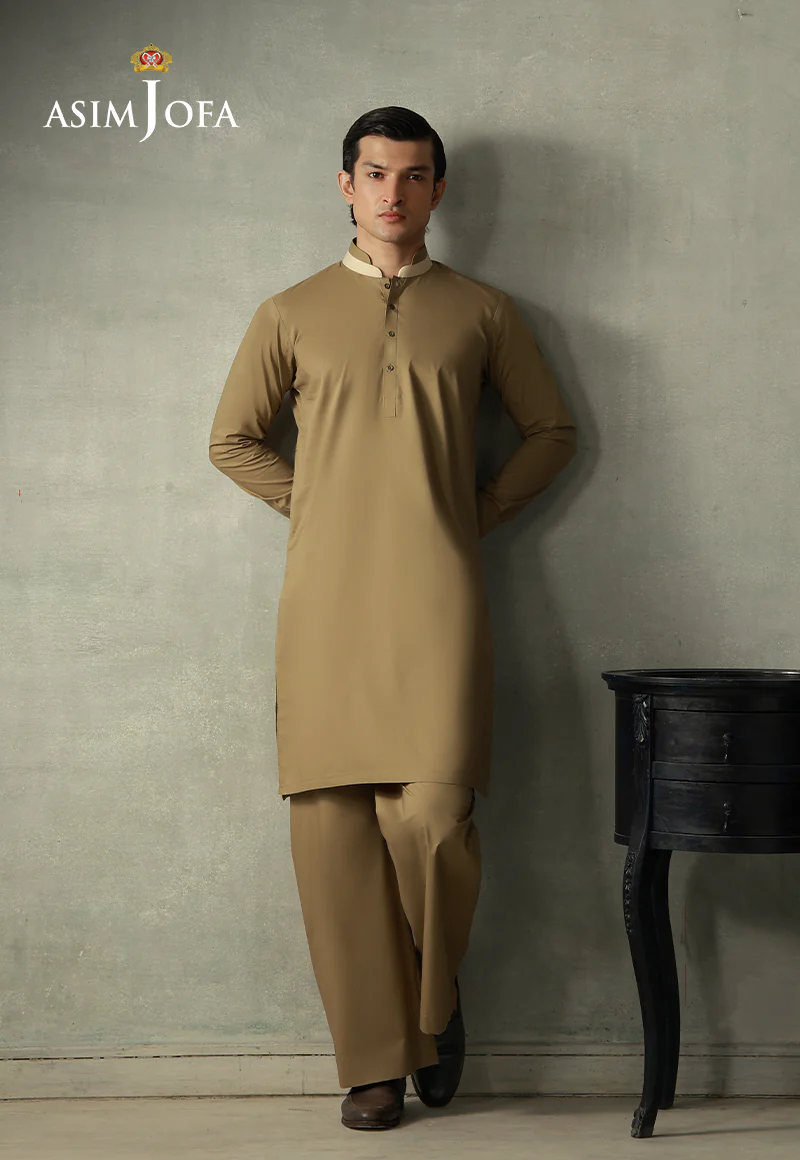 AJMRW-10 EGYPTIAN COTTON STITCHED 2 PCS - Image 2
