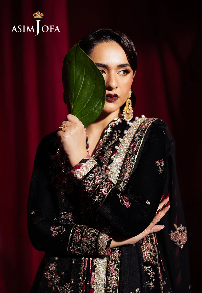 AJMVD-01 EMBROIDERED VELVET STITCHED 3 PCS - Image 8