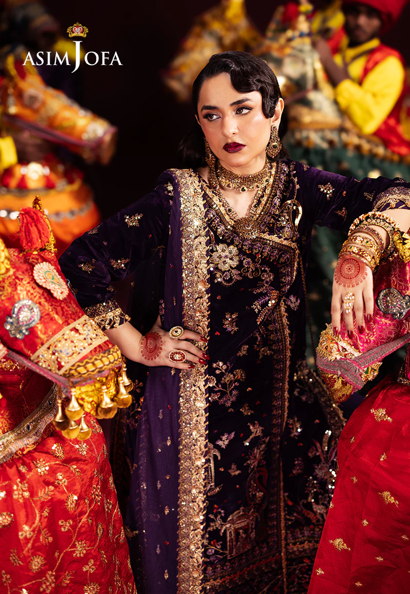 AJMV-10 EMBROIDERED VELVET 3 PCS - Image 6