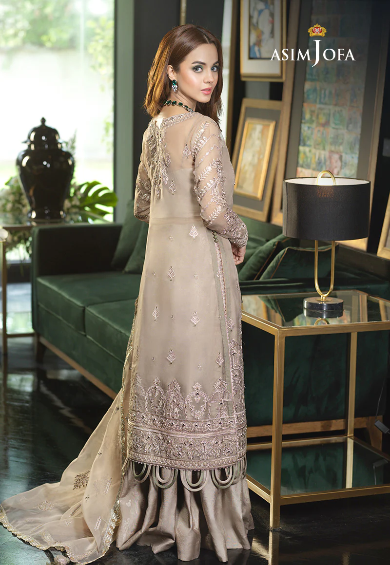 AJN-14 EMBROIDERED ORGANZA 3 PCS - Image 4