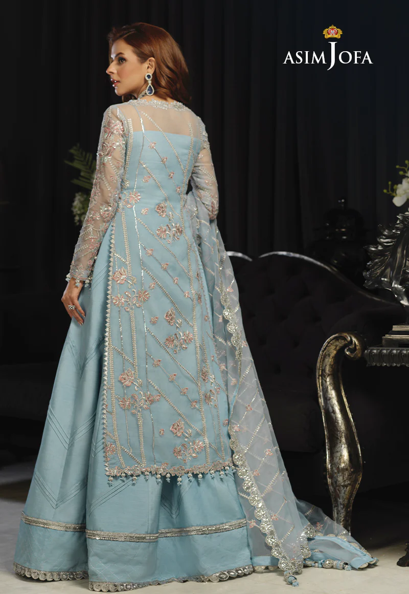 AJN-15 EMBROIDERED ORGANZA 3 PCS - Image 4