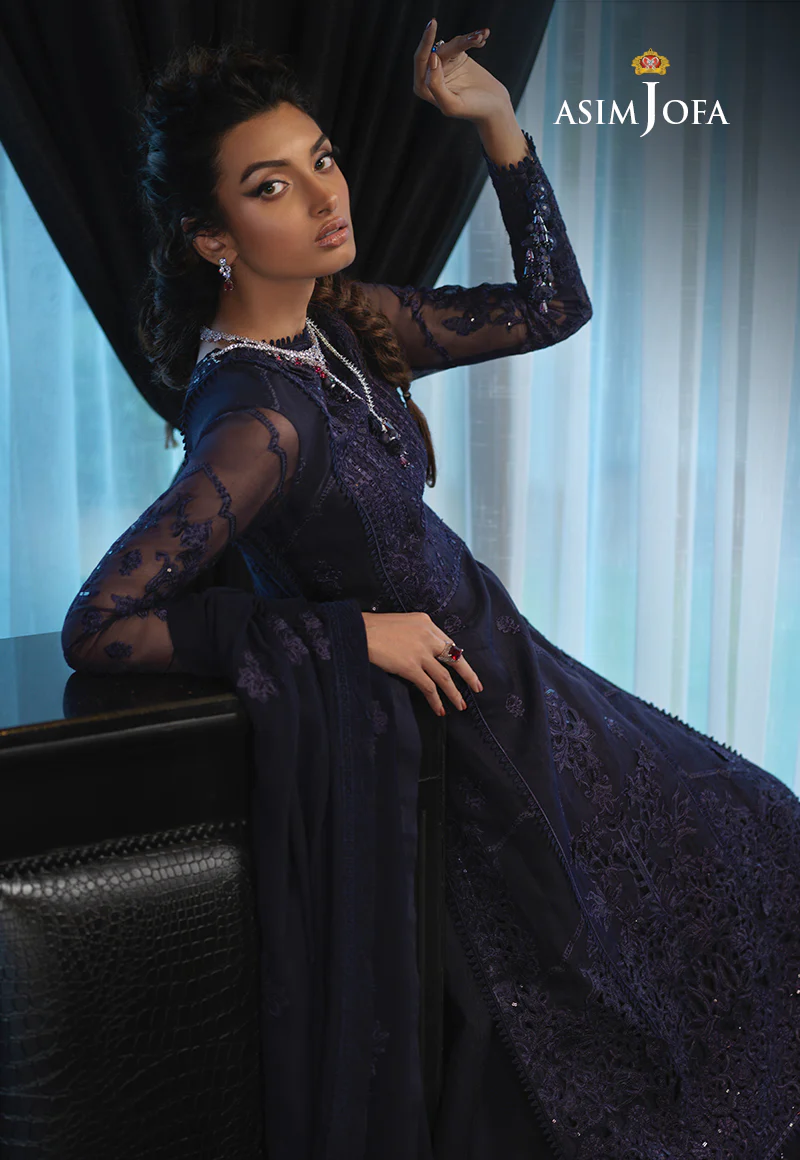 AJN-20 EMBROIDERED ORGANZA 3 PCS - Image 3