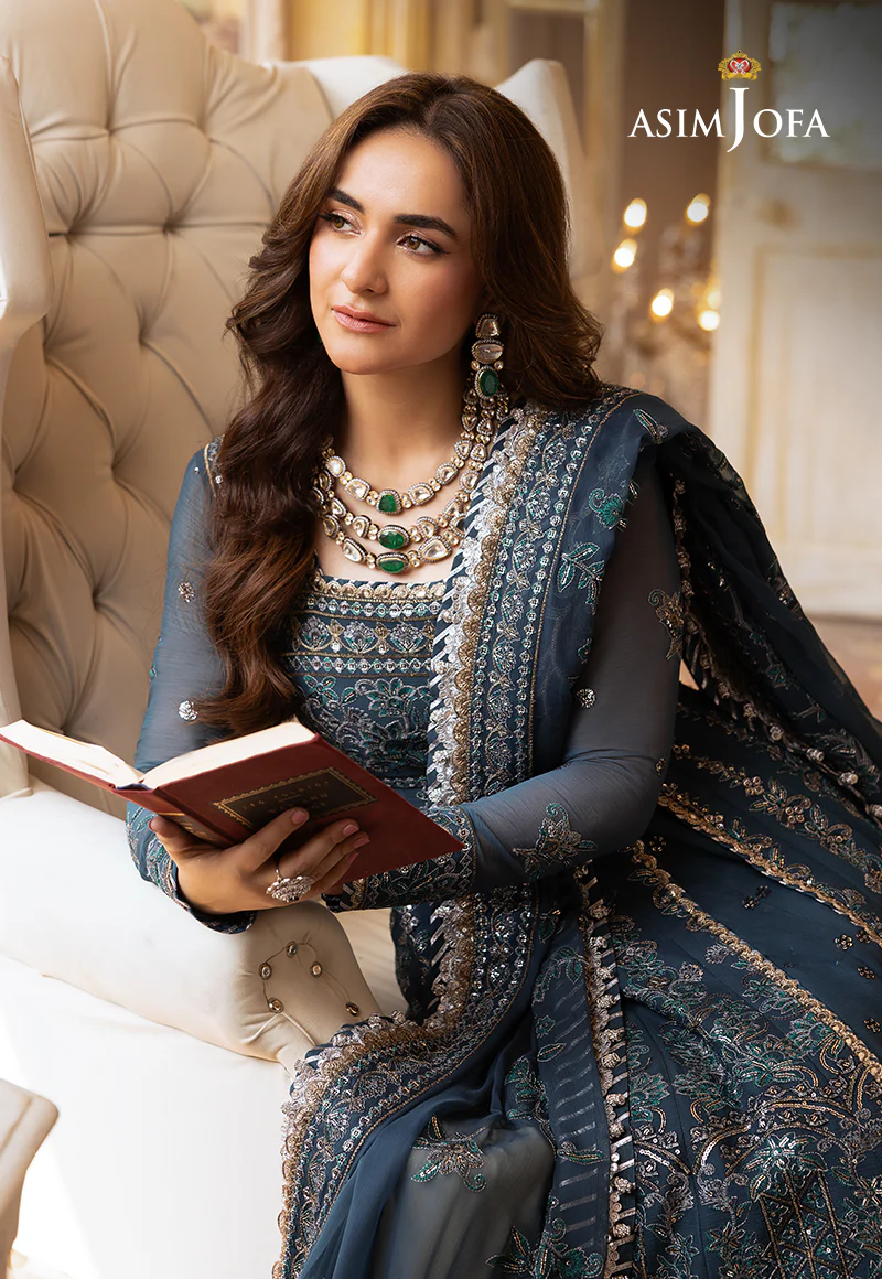 AJNB-02 EMBROIDERED CHIFFON 3 PCS - Image 10