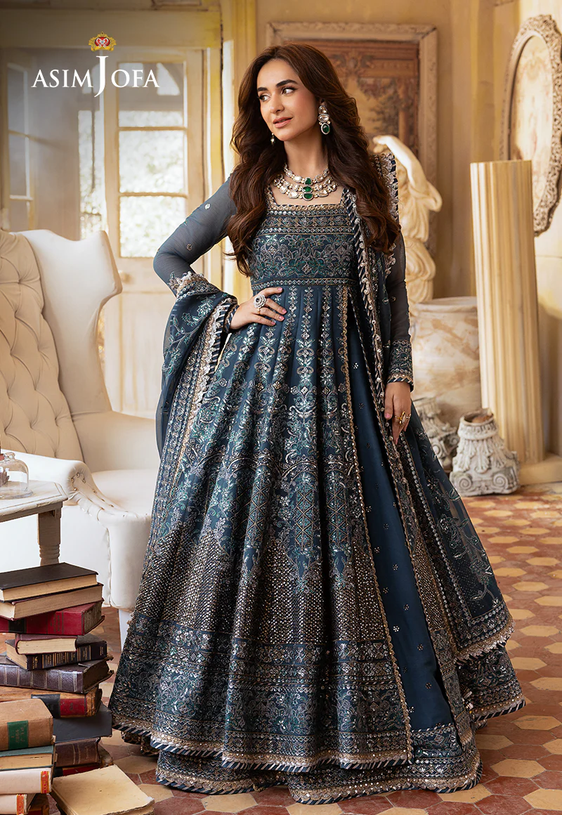 AJNB-02 EMBROIDERED CHIFFON 3 PCS - Image 5
