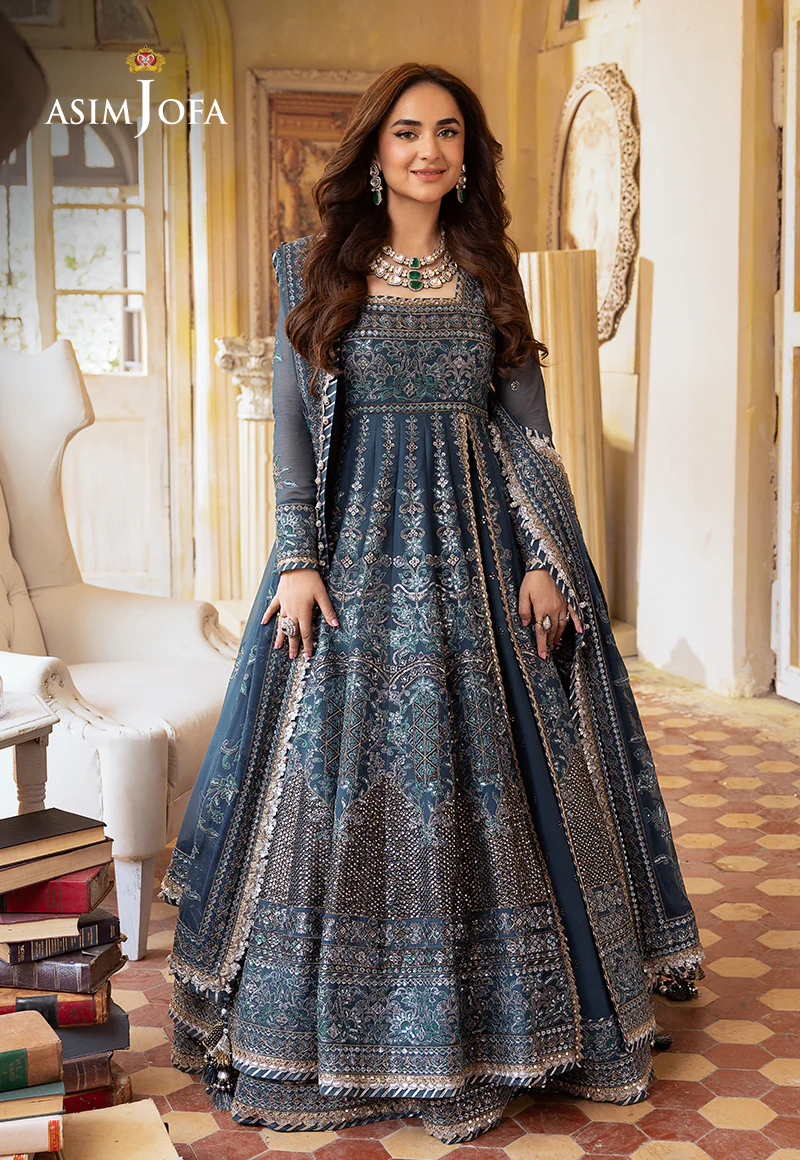 AJNB-02 EMBROIDERED CHIFFON 3 PCS - Image 6