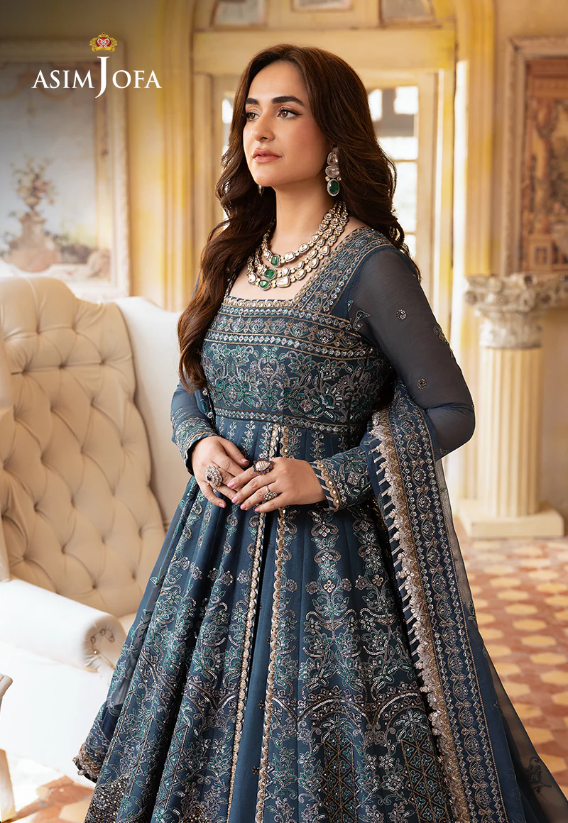 AJNB-02 EMBROIDERED CHIFFON 3 PCS - Image 7